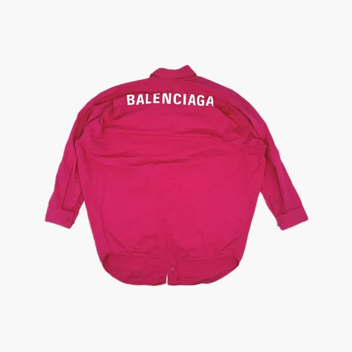 Balenciaga Balenciaga Pink Swing Shirt for Women 0079 Size S / US 4 / IT 40 - 3 Thumbnail