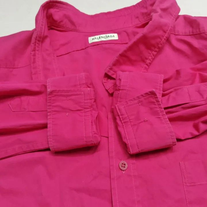 Balenciaga Balenciaga Pink Swing Shirt for Women 0079 Size S / US 4 / IT 40 - 12 Thumbnail