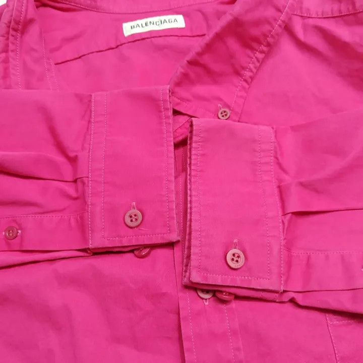 Balenciaga Balenciaga Pink Swing Shirt for Women 0079 Size S / US 4 / IT 40 - 11 Thumbnail