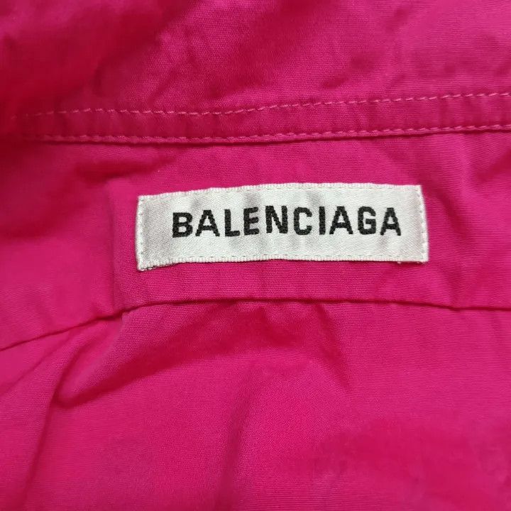 Balenciaga Balenciaga Pink Swing Shirt for Women 0079 Size S / US 4 / IT 40 - 4 Thumbnail