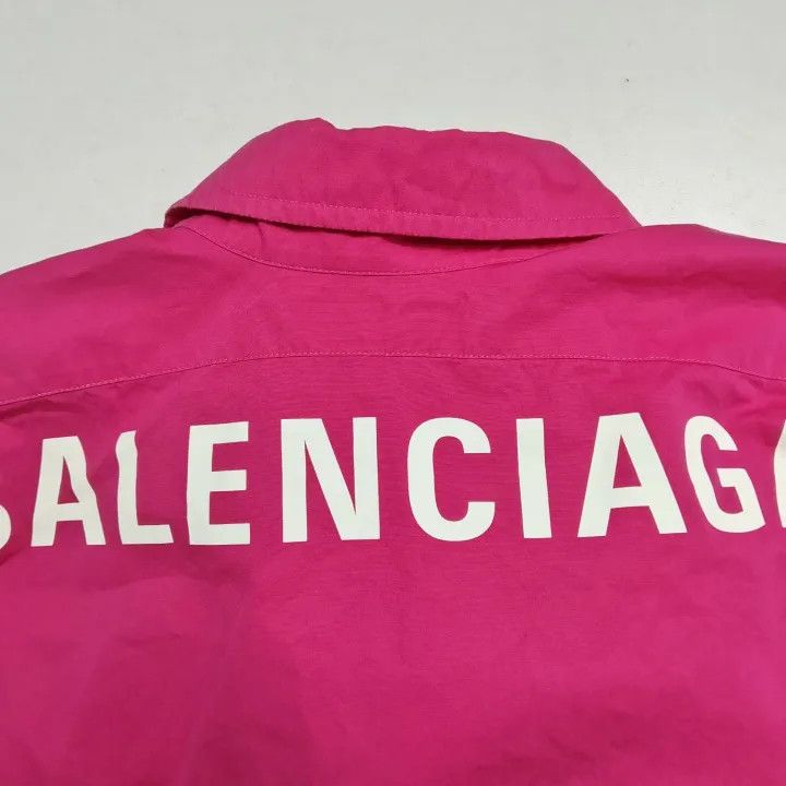 Balenciaga Balenciaga Pink Swing Shirt for Women 0079 Size S / US 4 / IT 40 - 19 Thumbnail