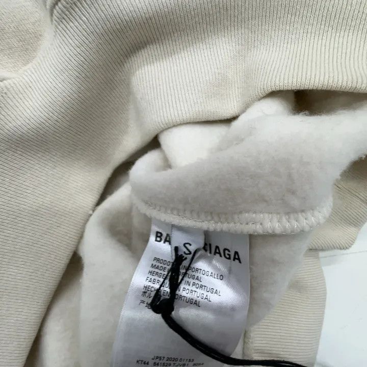 Balenciaga Balenciaga Logo Hoodie for Women in Gray 0079 Size S / US 4 / IT 40 - 5 Thumbnail