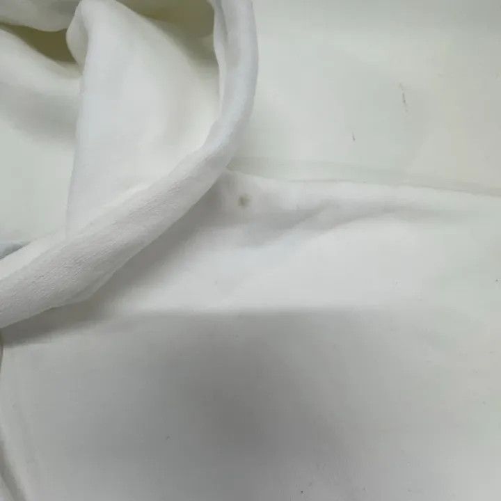 Balenciaga Balenciaga White Logo Cotton Hoodie for Women 0079 Size S / US 4 / IT 40 - 8 Thumbnail