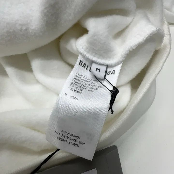 Balenciaga Balenciaga Logo Cotton Hoodie for Women 0079 Size M / US 6-8 / IT 42-44 - 3 Thumbnail