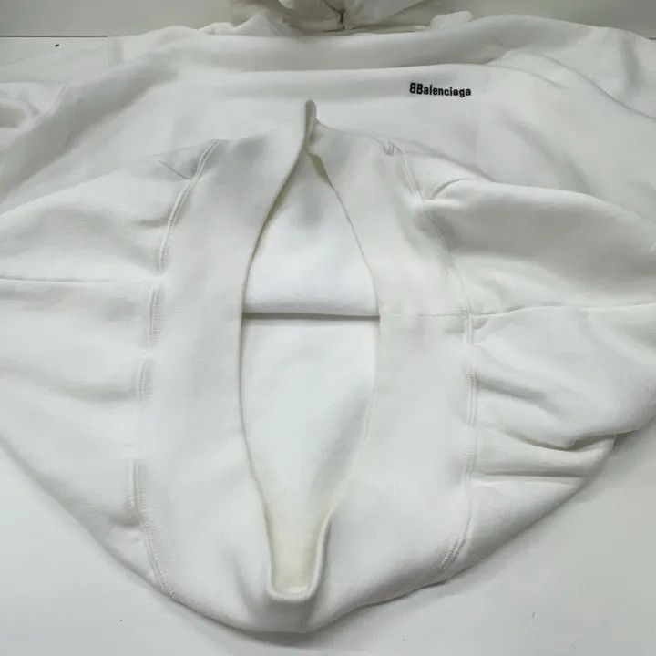 Balenciaga Balenciaga Logo Cotton Hoodie for Women 0079 Size M / US 6-8 / IT 42-44 - 14 Thumbnail