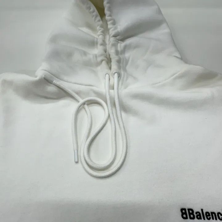Balenciaga Balenciaga Logo Cotton Hoodie for Women 0079 Size M / US 6-8 / IT 42-44 - 10 Thumbnail