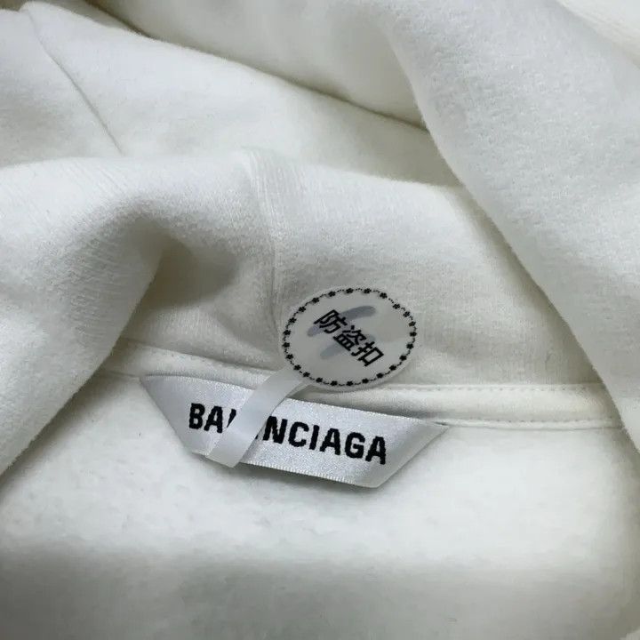 Balenciaga Balenciaga Logo Cotton Hoodie for Women 0079 Size M / US 6-8 / IT 42-44 - 5 Thumbnail