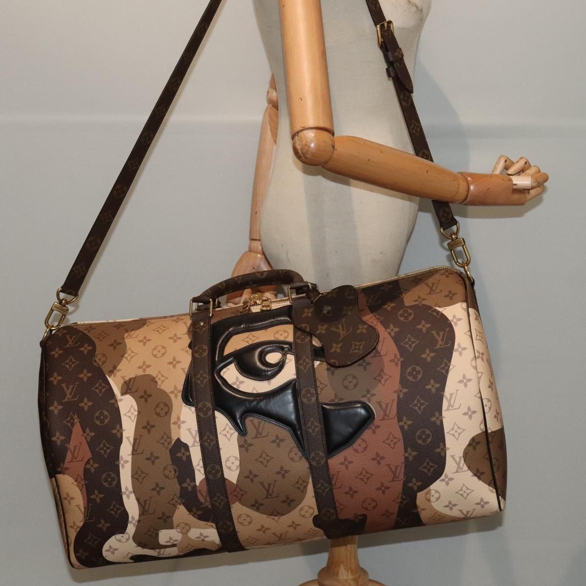 Louis Vuitton Louis Vuitton Keepall Bandouliere 55 travel Size ONE SIZE - 9 Thumbnail