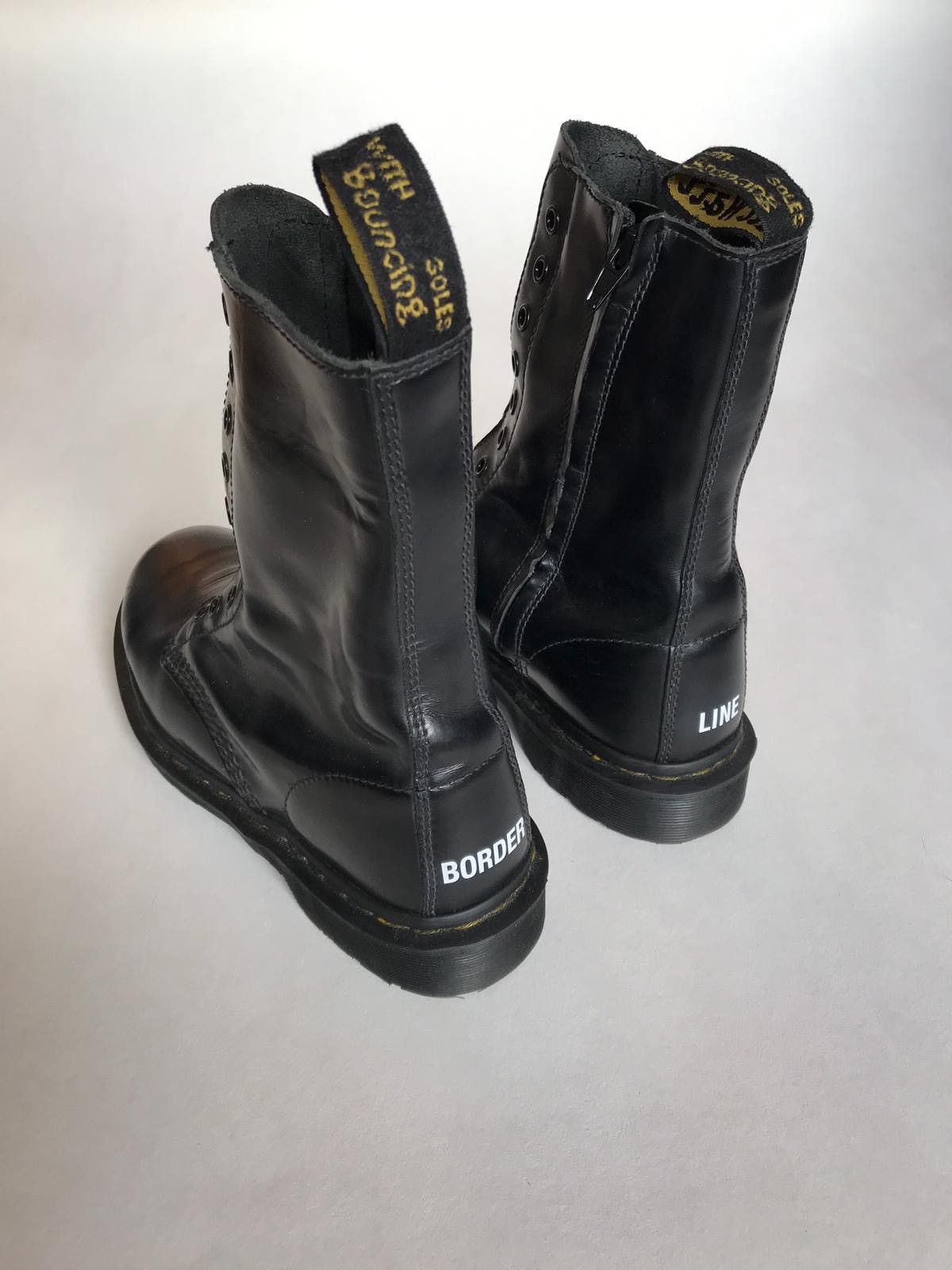 Dr. Martens Vetements x Dr Martens Borderline Boots Grailed