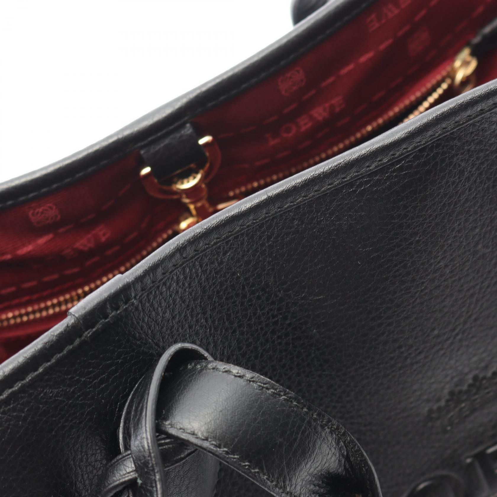Loewe Loewe Loewe Heritage Leather Tote Bag Leather Tote Bag DUTY FREE for USA Size ONE SIZE - 5 Thumbnail