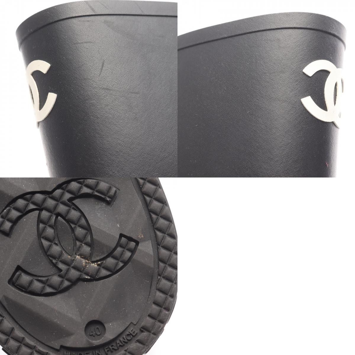 Chanel Chanel Chanel Coco Mark Rubber Boots Plastic Shoes G38355 Size ONE SIZE - 10 Thumbnail
