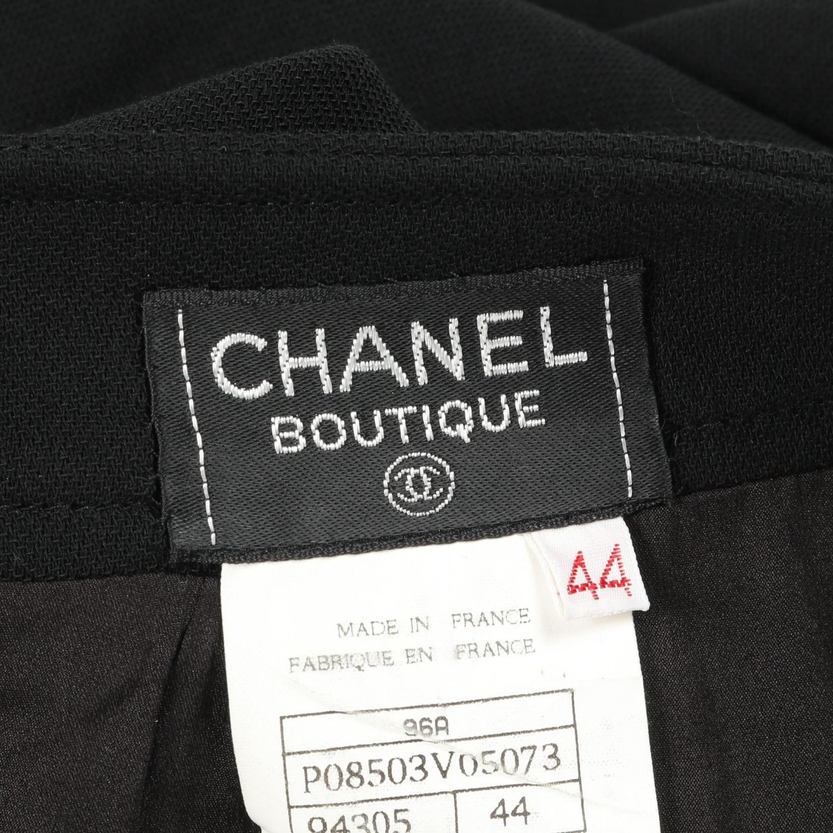 Chanel Chanel Chanel Coco Mark Button Wool Skirt Others Skirts P08503V05073 Size ONE SIZE - 3 Thumbnail