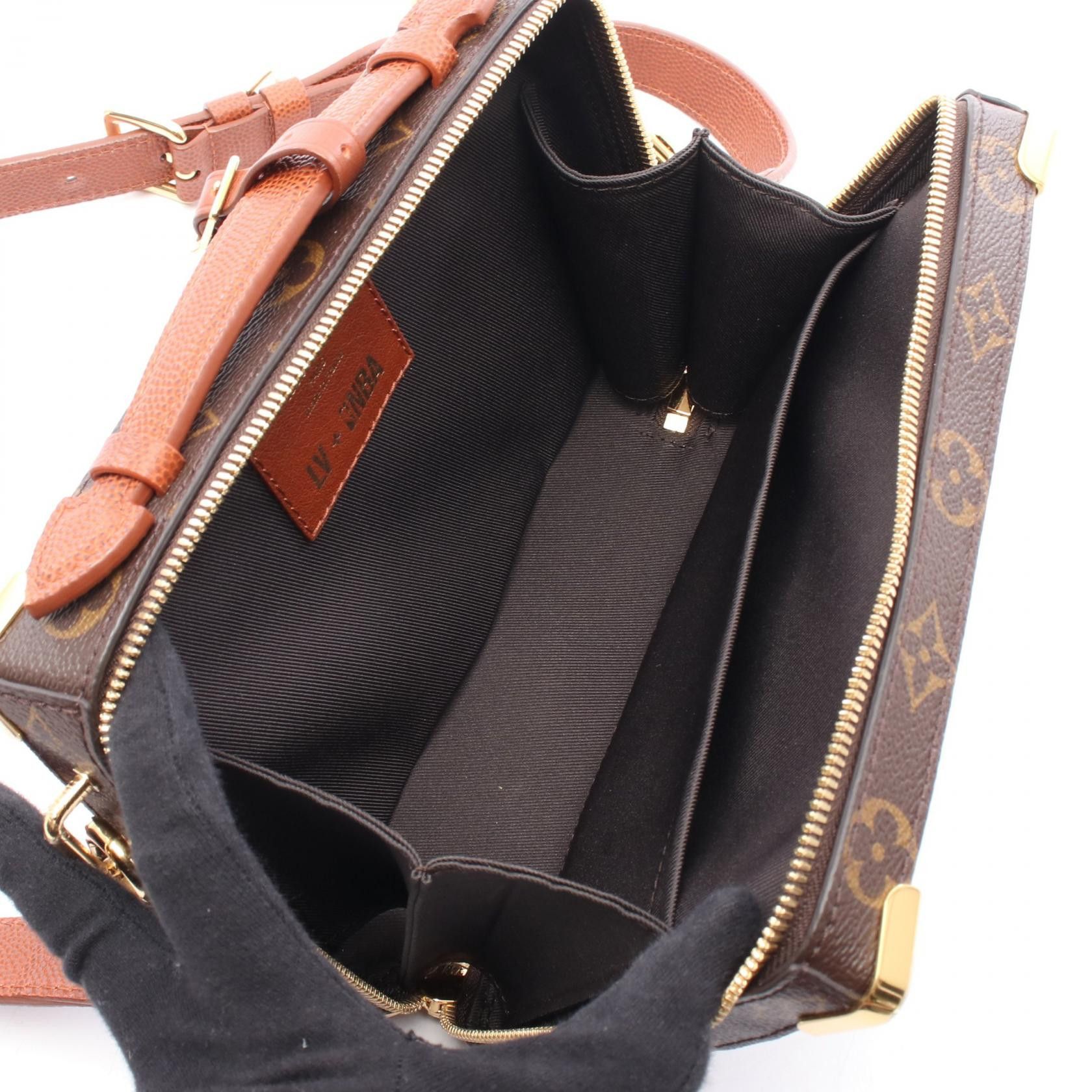 Louis Vuitton Louis Vuitton Louis Vuitton LOUIS VUITTON × NBA Monogram 2way bag Canvas Handbag M45785 Size ONE SIZE - 3 Thumbnail