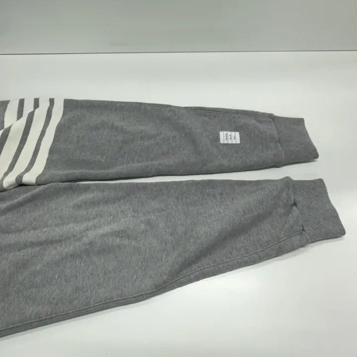 Thom Browne Thom Browne Classic Grey Sweatpants with Stripes 0079 Size 38" / US 16 / IT 52 - 9 Thumbnail