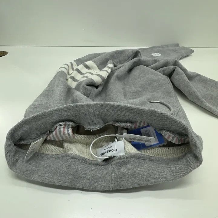 Thom Browne Thom Browne Classic Grey Sweatpants with Stripes 0079 Size 38" / US 16 / IT 52 - 7 Thumbnail