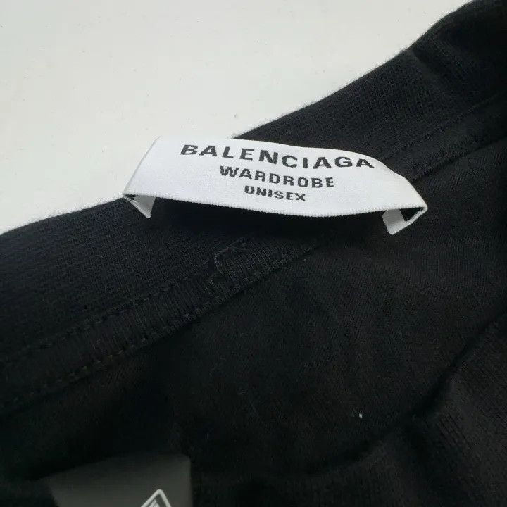 Balenciaga Balenciaga Logo T-Shirt with Short Sleeves 0079 Size S / US 4 / IT 40 - 7 Thumbnail