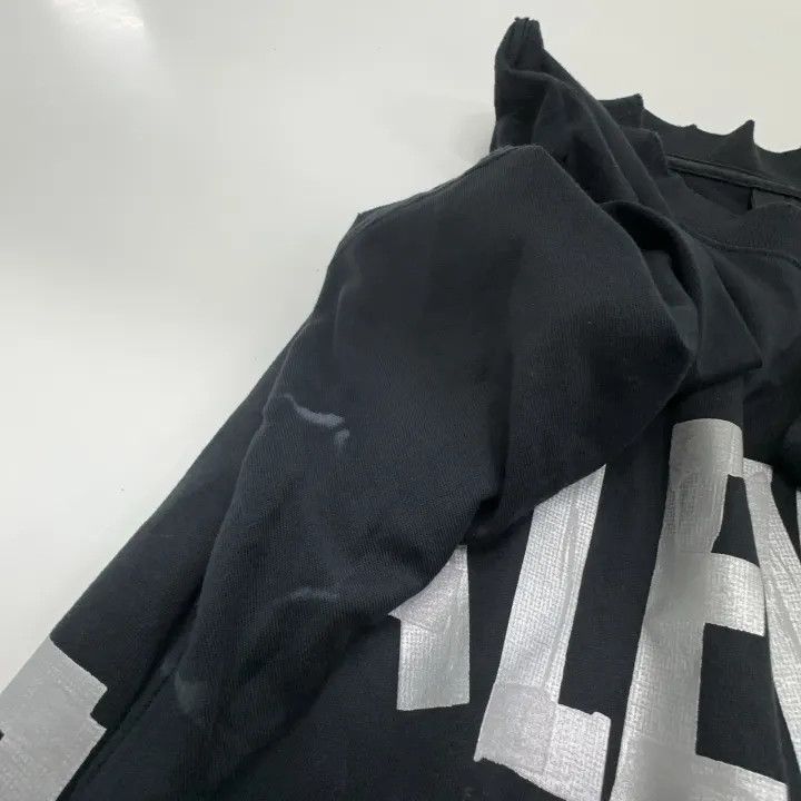 Balenciaga Balenciaga Black Logo Print Short Sleeve T-Shirt 0079 Size XS / US 0-2 / IT 36-38 - 8 Thumbnail