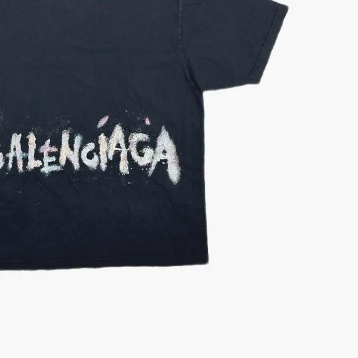 Balenciaga Balenciaga Black Vintage Short Sleeve T-Shirt 0079 Size M / US 6-8 / IT 42-44 - 6 Thumbnail