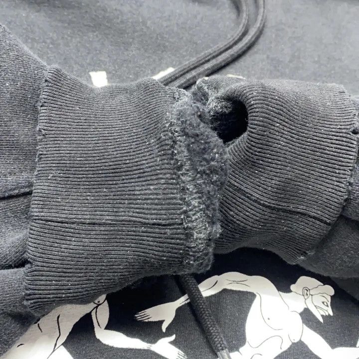 Balenciaga Balenciaga Black Athletic Printed Hoodie 0079 Size XS / US 0-2 / IT 36-38 - 8 Thumbnail