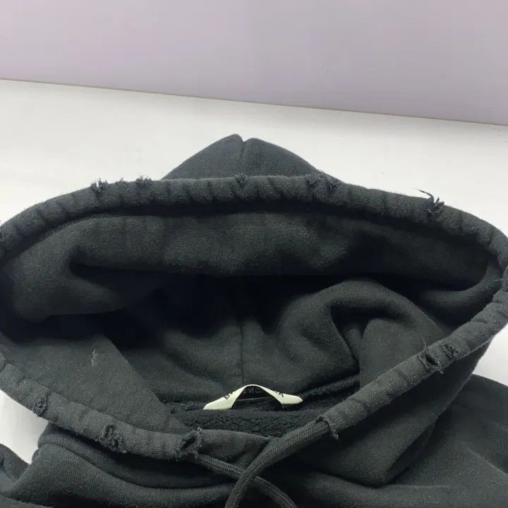Balenciaga Balenciaga Black Athletic Printed Hoodie 0079 Size XS / US 0-2 / IT 36-38 - 6 Thumbnail