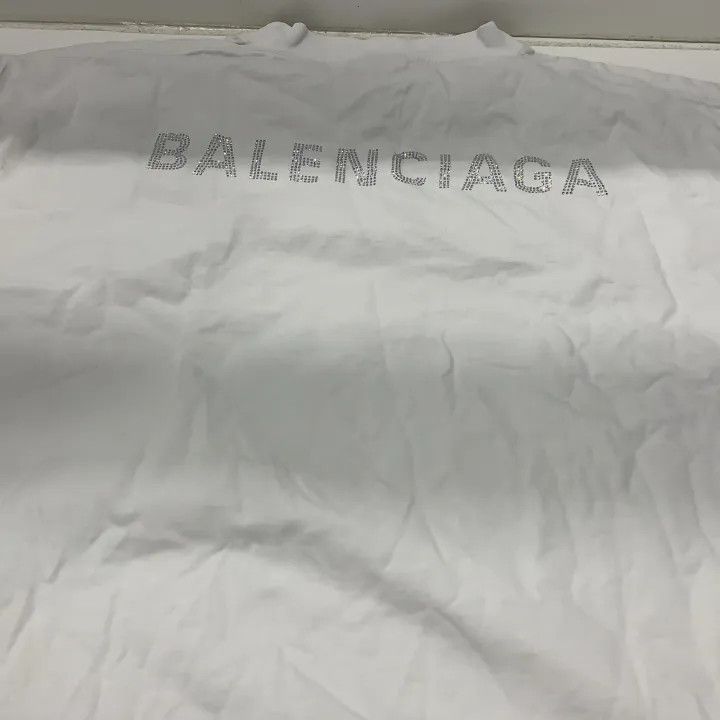 Balenciaga Balenciaga Letter Logo Crystal Embellished T-Shirt 0079 Size M / US 6-8 / IT 42-44 - 6 Thumbnail