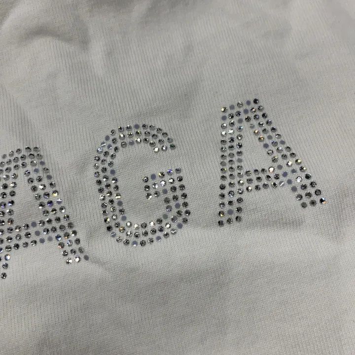 Balenciaga Balenciaga Letter Logo Crystal Embellished T-Shirt 0079 Size M / US 6-8 / IT 42-44 - 11 Thumbnail