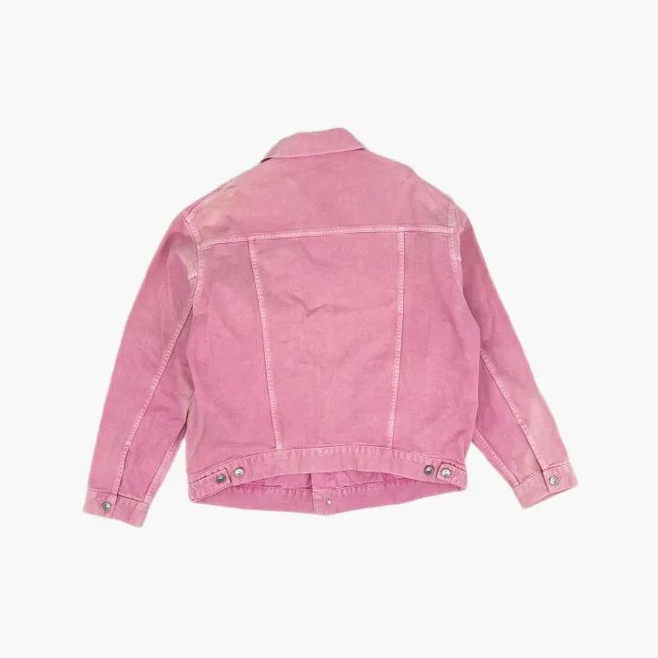Balenciaga Balenciaga Valentine's Collection Pink Denim Jacket 0079 Size M / US 6-8 / IT 42-44 - 3 Thumbnail