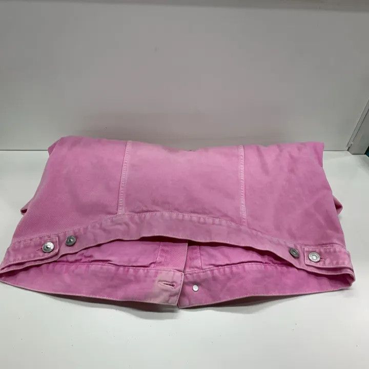 Balenciaga Balenciaga Valentine's Collection Pink Denim Jacket 0079 Size M / US 6-8 / IT 42-44 - 13 Thumbnail