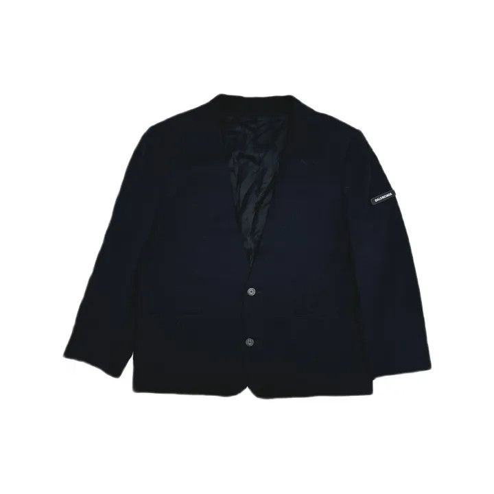 Balenciaga Balenciaga SS22 Logo Blazer for Women 0079 Size XS / US 0-2 / IT 36-38 - 2 Thumbnail