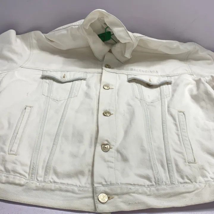 Balenciaga Balenciaga Washed Effect Oversized Denim Jacket 0079 Size XL / US 12-14 / IT 48-50 - 12 Thumbnail