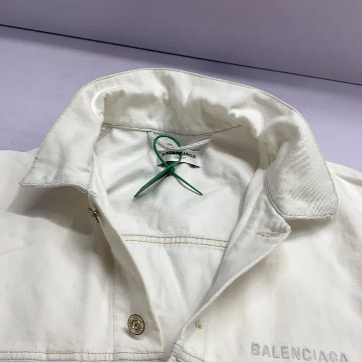Balenciaga Balenciaga Washed Effect Oversized Denim Jacket 0079 Size XL / US 12-14 / IT 48-50 - 8 Thumbnail