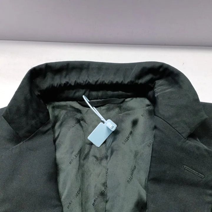 Balenciaga Balenciaga Black Washed Fabric Suit Jacket 0079 Size XS / US 0-2 / IT 36-38 - 6 Thumbnail