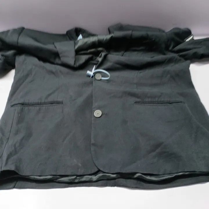 Balenciaga Balenciaga Black Washed Fabric Suit Jacket 0079 Size XS / US 0-2 / IT 36-38 - 9 Thumbnail