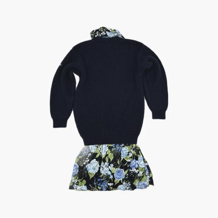 Balenciaga Balenciaga Floral Layered Dress for Women 0079 Size XXS / US 00 / IT 34 - 3 Thumbnail