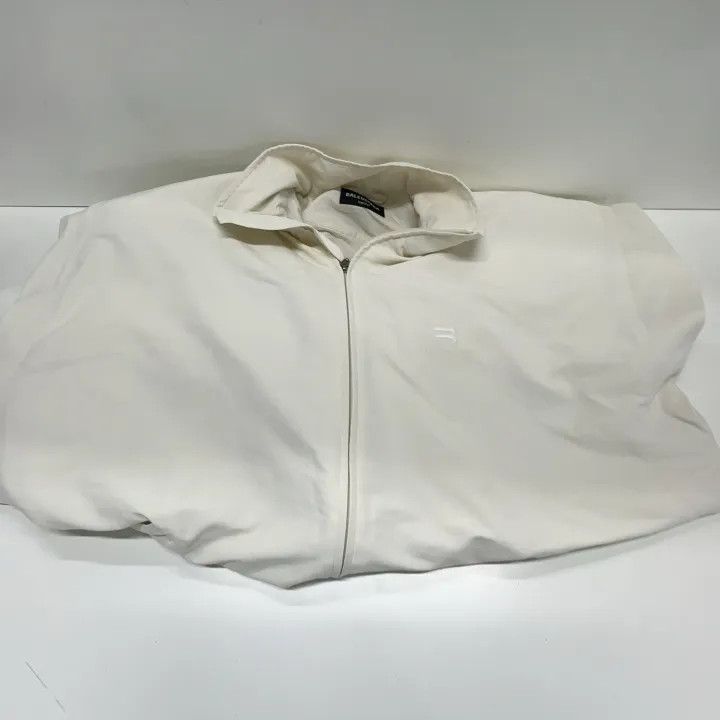 Balenciaga Balenciaga White Zip-Up Sports Jacket for Women 0079 Size M / US 6-8 / IT 42-44 - 8 Thumbnail