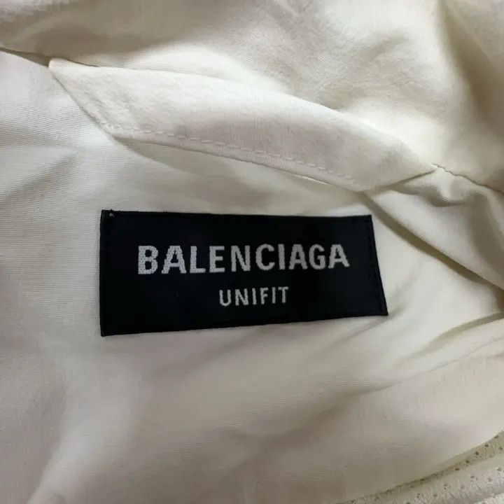 Balenciaga Balenciaga White Zip-Up Sports Jacket for Women 0079 Size M / US 6-8 / IT 42-44 - 4 Thumbnail