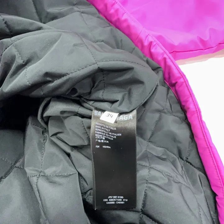 Balenciaga Balenciaga FW21 Pink C Shape Parka Jacket 0079 Size XXS / US 00 / IT 34 - 5 Thumbnail
