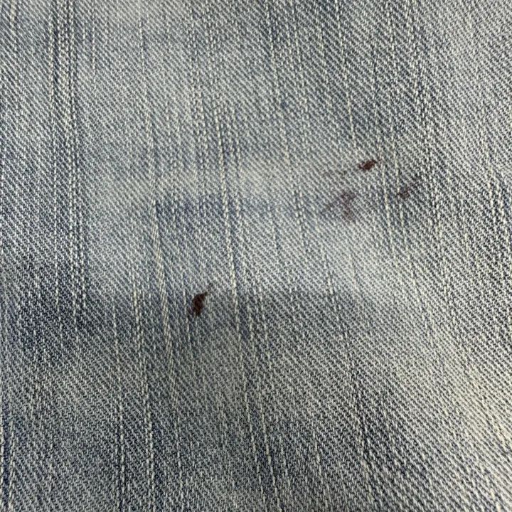 Balenciaga Balenciaga Women's Distressed Straight Leg Jeans 0079 Size 23" - 5 Thumbnail