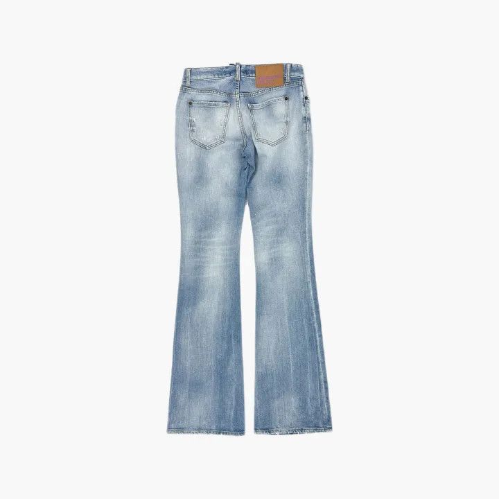 Dsquared2 DSQUARED2 Blue Slim Fit Straight-Leg Denim Pants 0079 Size US 36 / EU 52 - 3 Thumbnail