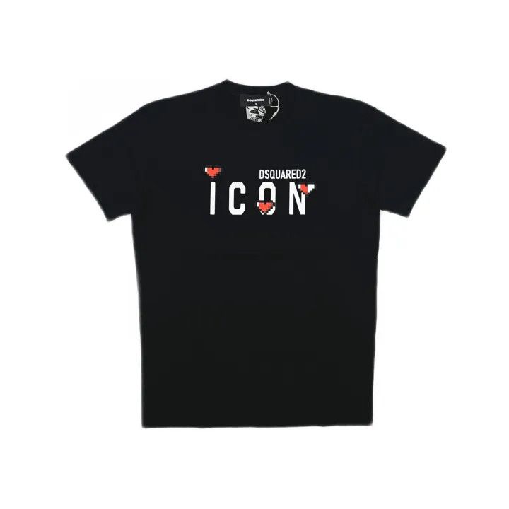 Dsquared2 DSQUARED2 Black Graphic Short Sleeve T-Shirt 0079 Size US S / EU 44-46 / 1 - 2 Thumbnail