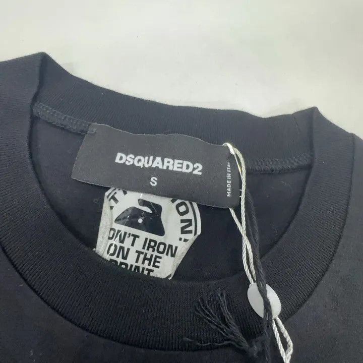 Dsquared2 DSQUARED2 Black Graphic Short Sleeve T-Shirt 0079 Size US S / EU 44-46 / 1 - 6 Thumbnail