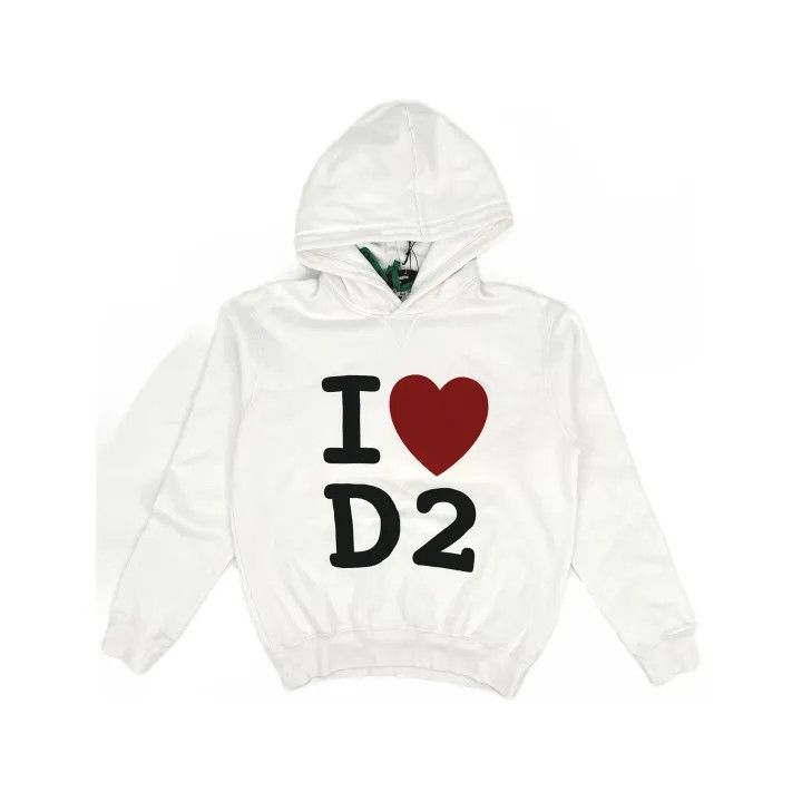 Dsquared2 DSQUARED2 Stylish Hoodie with Heart Print 0079 Size US M / EU 48-50 / 2 - 2 Thumbnail