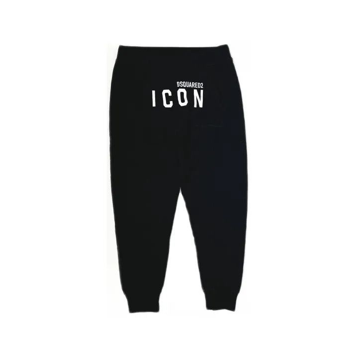 Dsquared2 DSQUARED2 Black Loose Fit Jogger Pants 0079 Size US 27 - 2 Thumbnail
