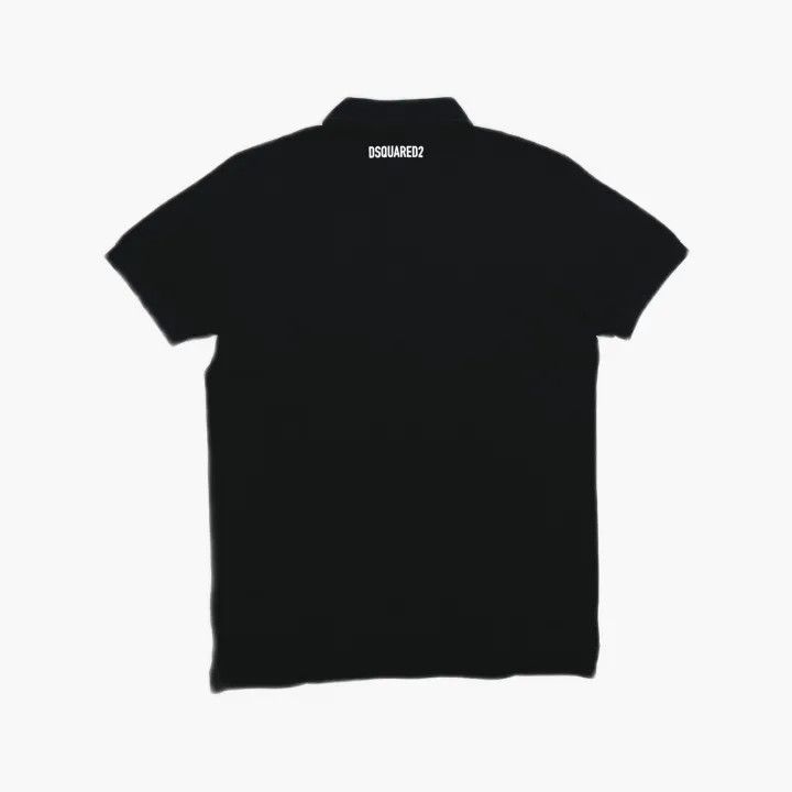 Dsquared2 DSQUARED2 Black Short Sleeve Polo Shirt 0079 Size US XS / EU 42 / 0 - 3 Thumbnail