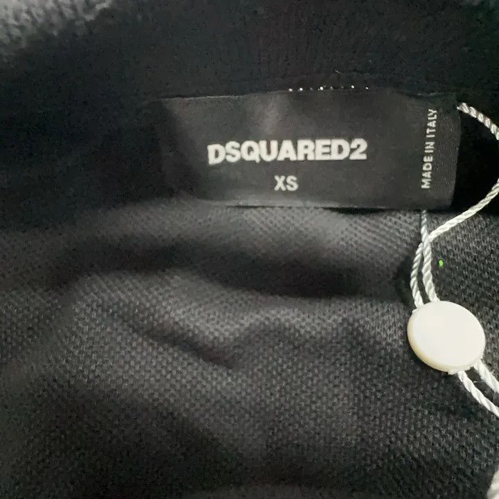 Dsquared2 DSQUARED2 Black Short Sleeve Polo Shirt 0079 Size US XS / EU 42 / 0 - 5 Thumbnail