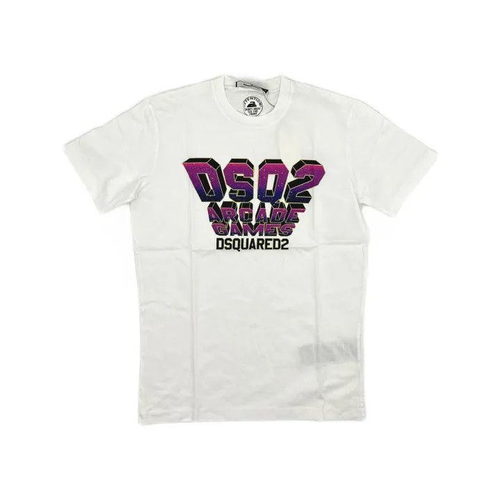 Dsquared2 DSQUARED2 Graphic Print Short-Sleeve T-Shirt 0079 Size US XS / EU 42 / 0 - 2 Thumbnail
