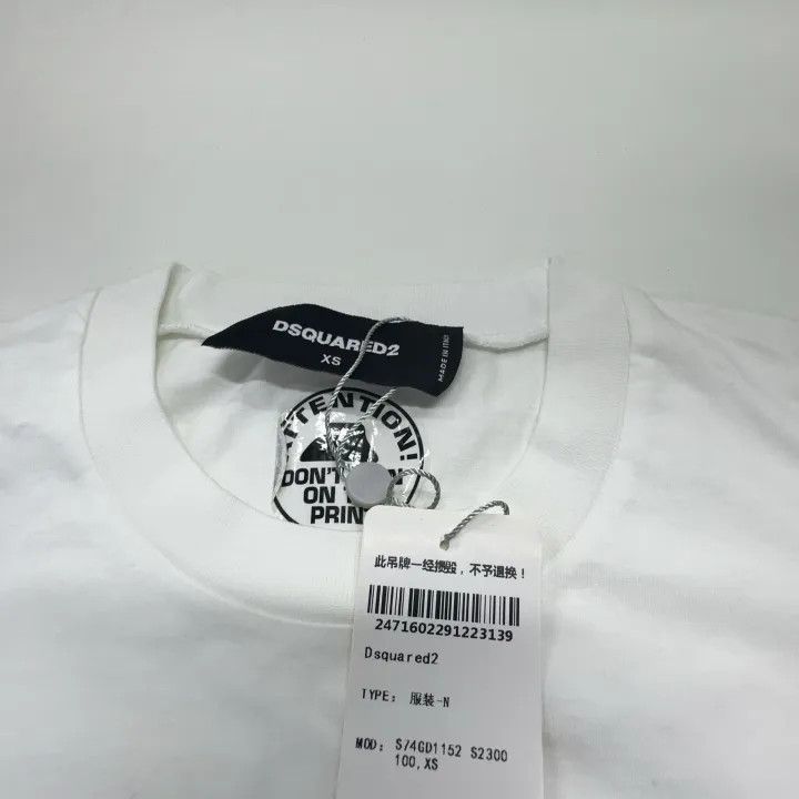 Dsquared2 DSQUARED2 Graphic Print Short-Sleeve T-Shirt 0079 Size US XS / EU 42 / 0 - 4 Thumbnail