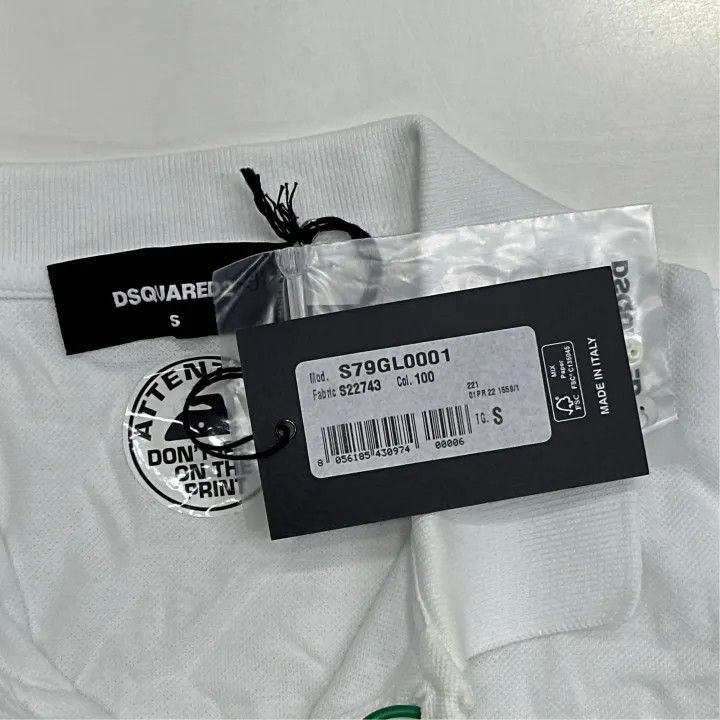 Dsquared2 DSQUARED2 Icon Logo Short Sleeve Polo Shirt 0079 Size US S / EU 44-46 / 1 - 3 Thumbnail