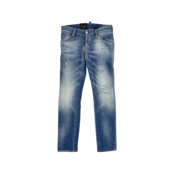 Dsquared2 DSQUARED2 Washed Design Slim Fit Denim Pants 0079 Size US 44 / EU 60 - 2 Thumbnail