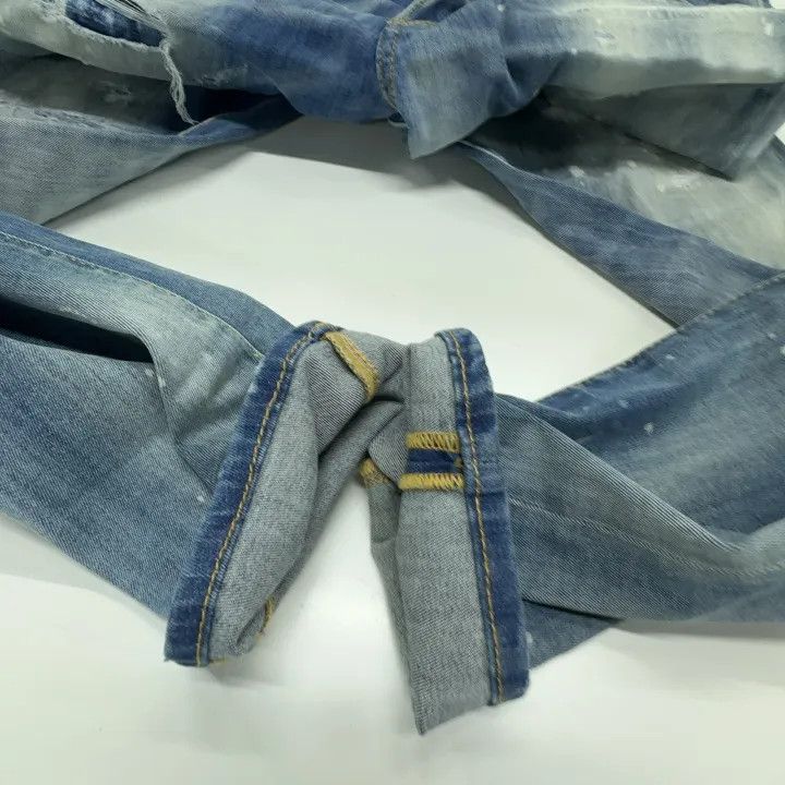 Dsquared2 DSQUARED2 FW21 High Waist Ripped Jeans 0079 Size US 34 / EU 50 - 9 Thumbnail